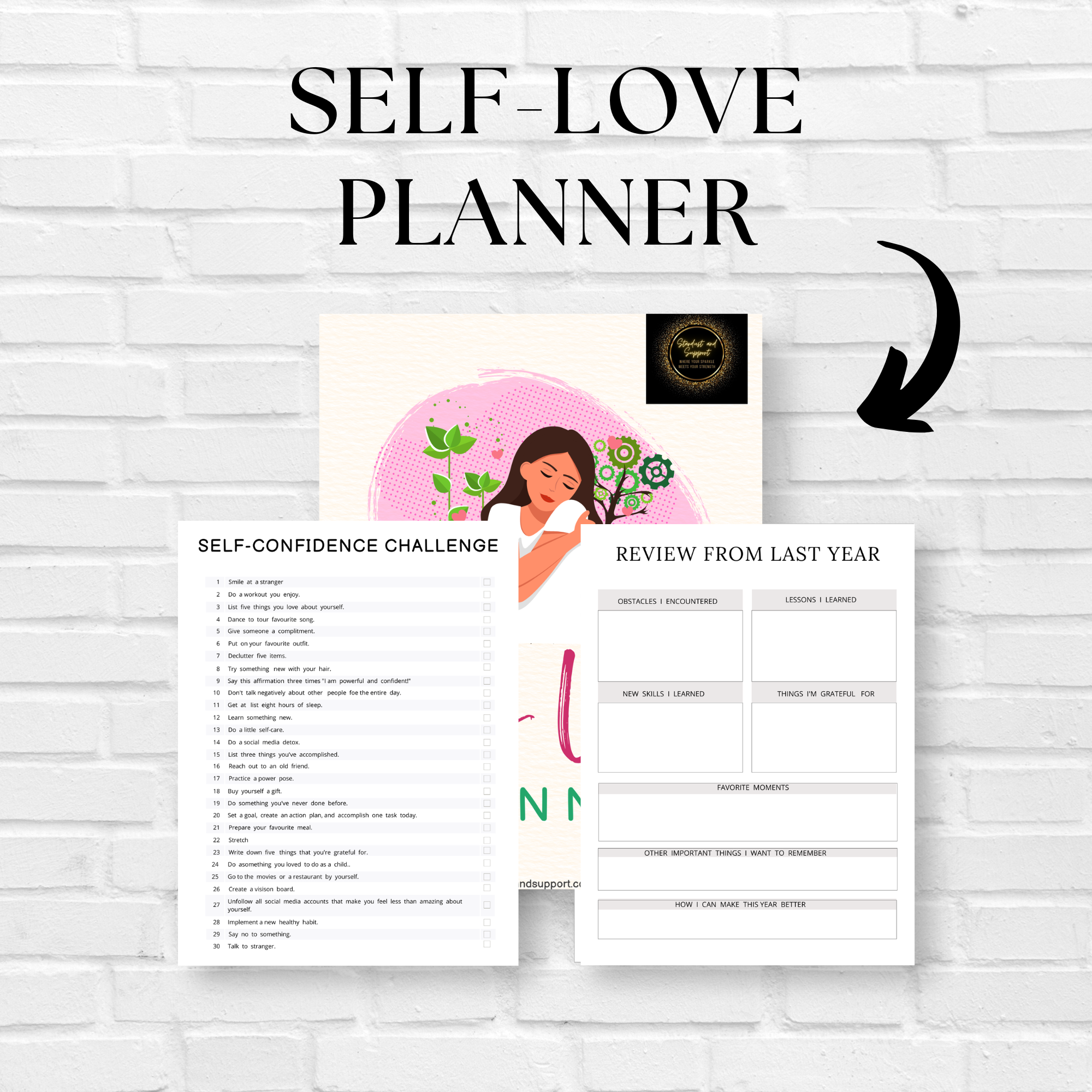 ✨ Self-Love & Wellness Planners