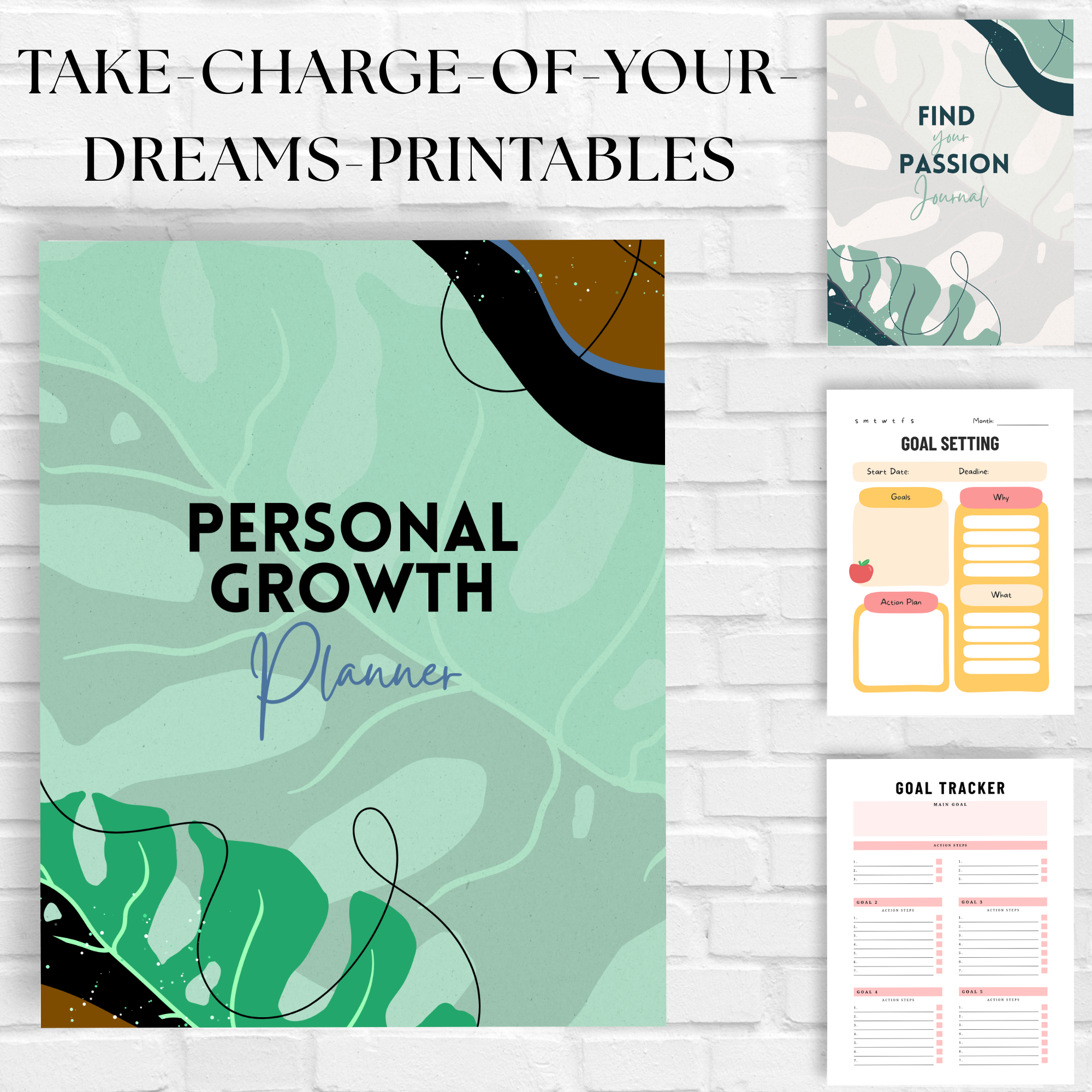 🌠 Take Charge of Your Dreams Printables