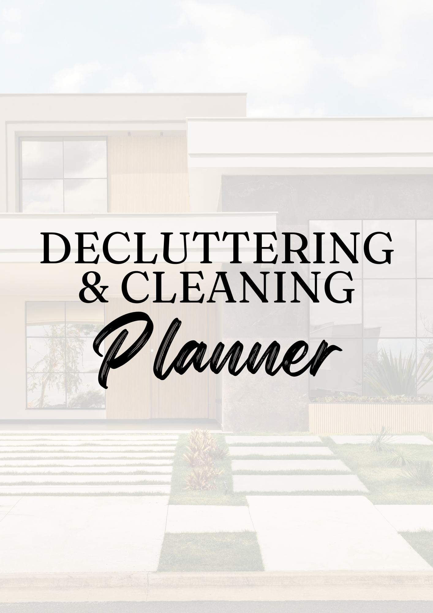 Decluttering and Cleaning Planner 31 PG
