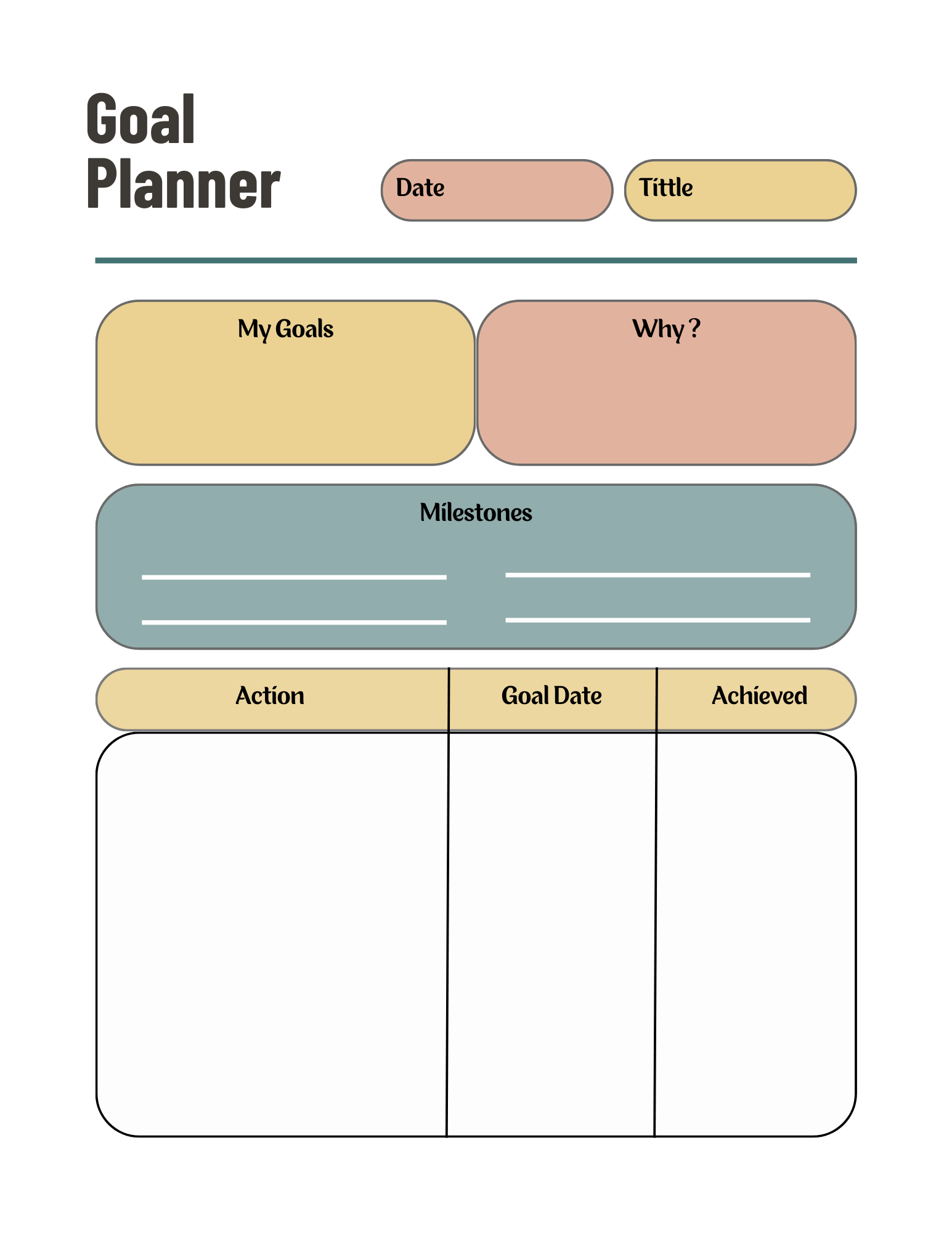 Goal Planner 36 PG