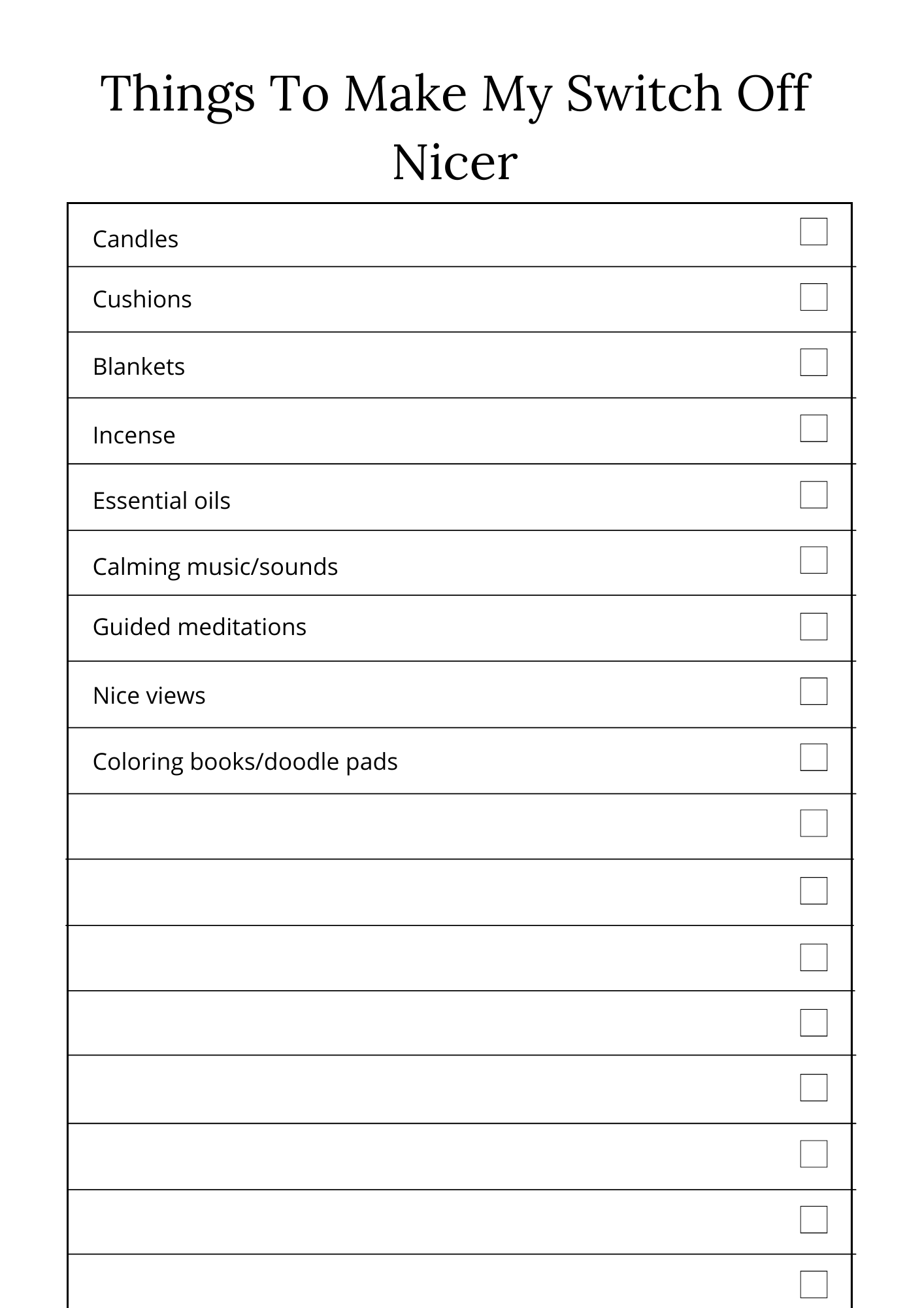 Switch Off Journal 18 PG