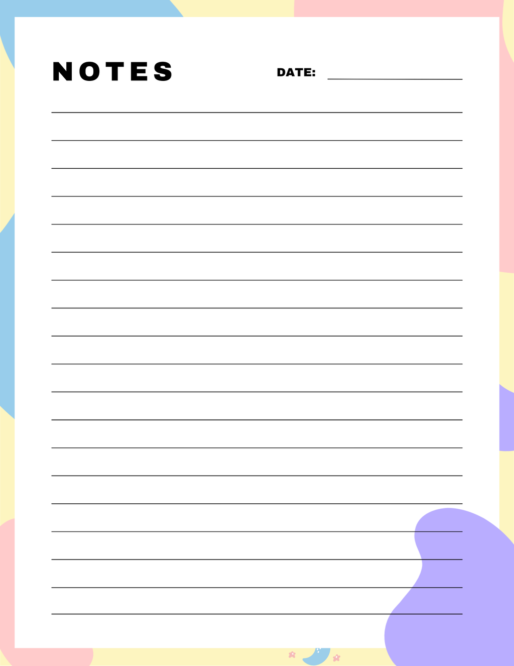 Basic ADHD Cleaning Schedule 6PG