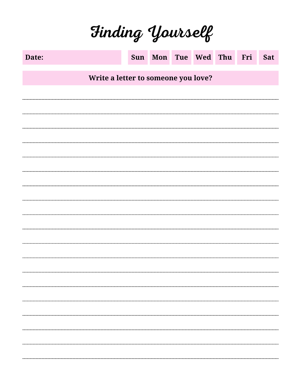 Self Discovery Journal 9 PG