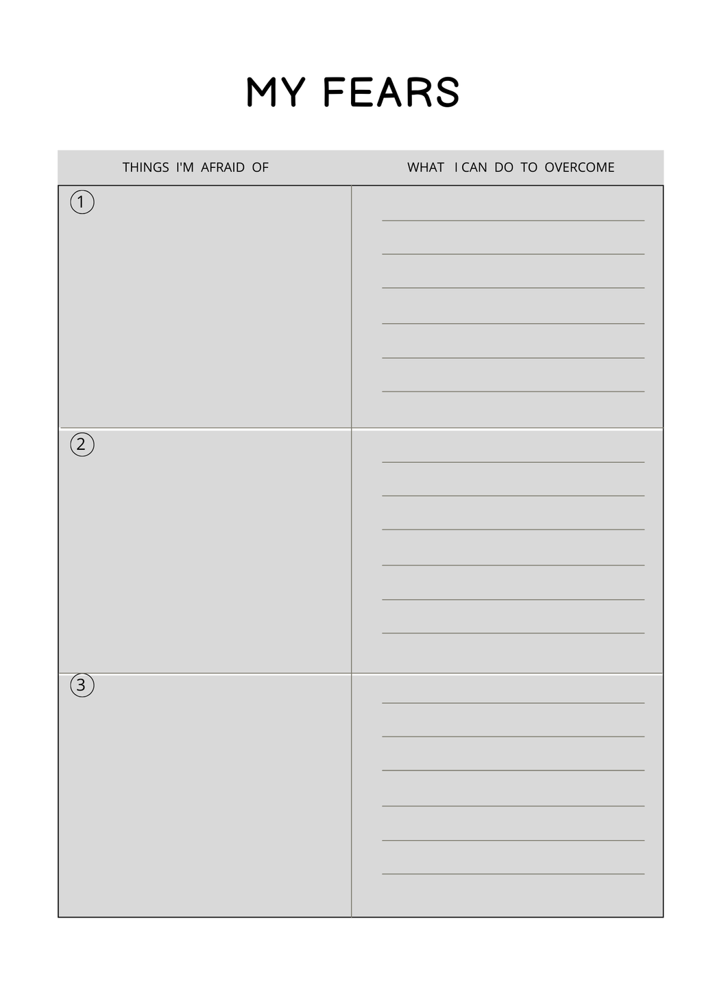 Self Confidence Workbook