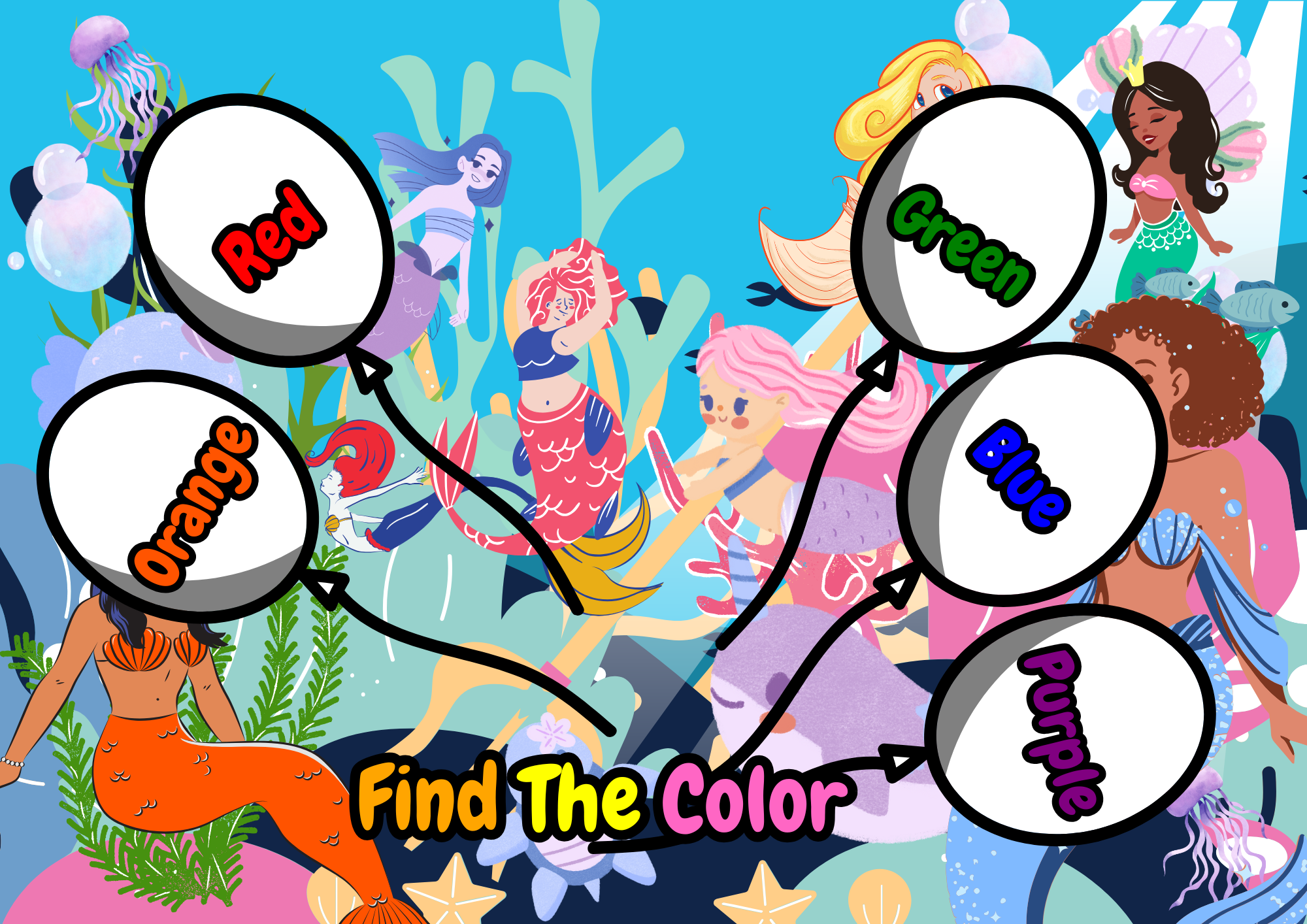 Mermaid Themed - 64 Page Busy Book