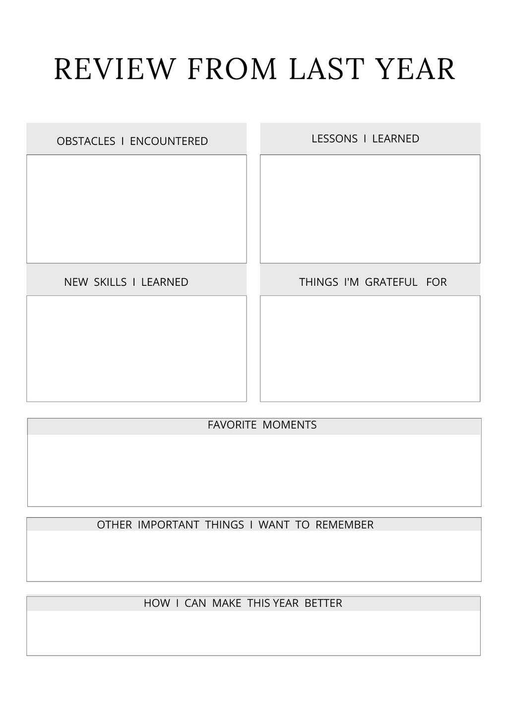 Personal Growth Planner 27pg
