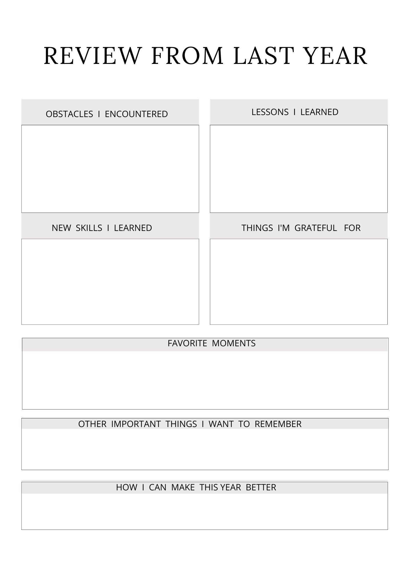 Personal Growth Planner 27pg