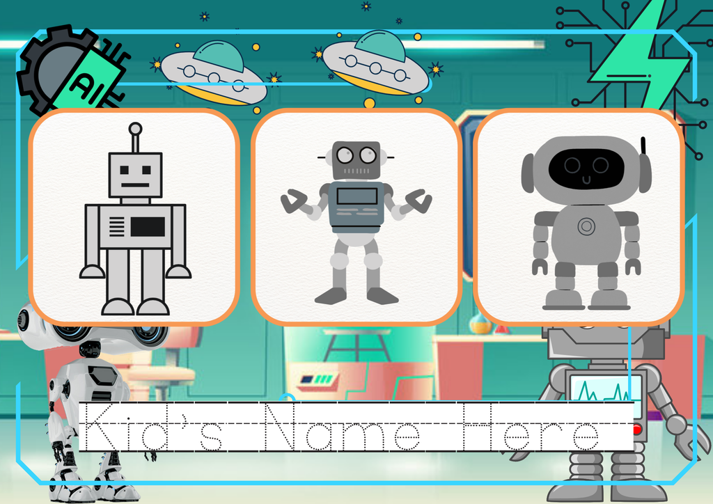 iRobot Themed - 65 Page Busy Book