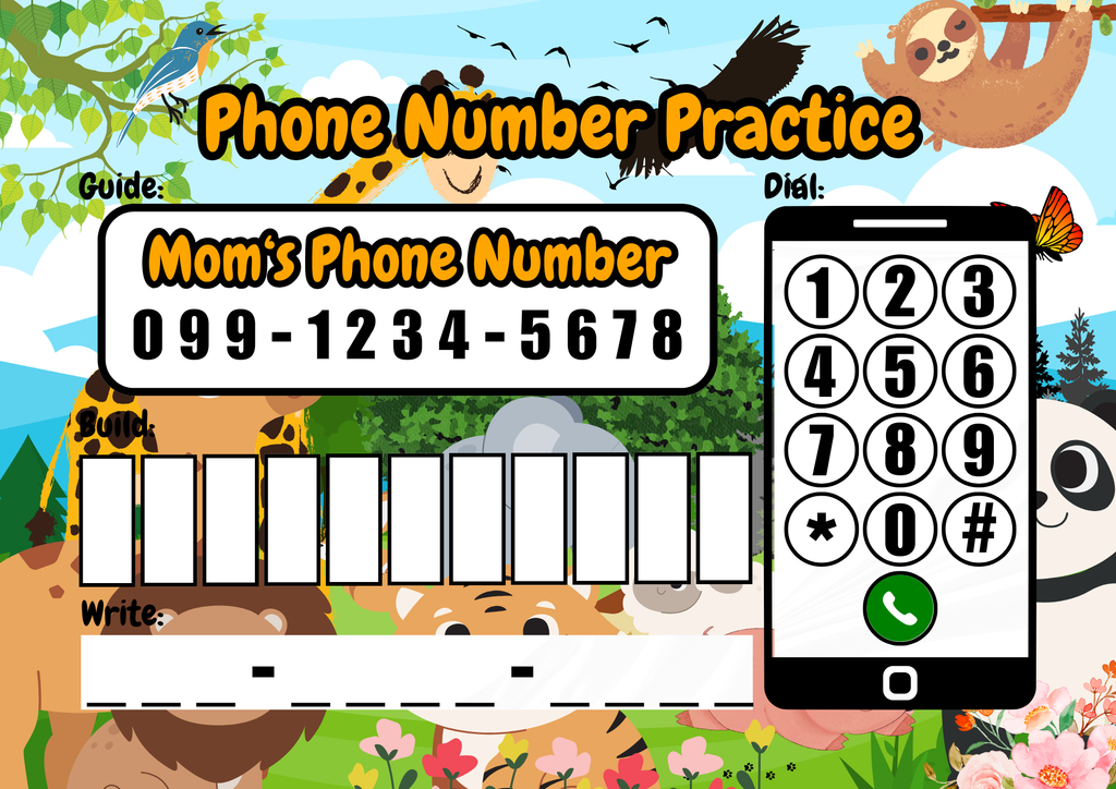 Animal Themed - 64 page Busy Book