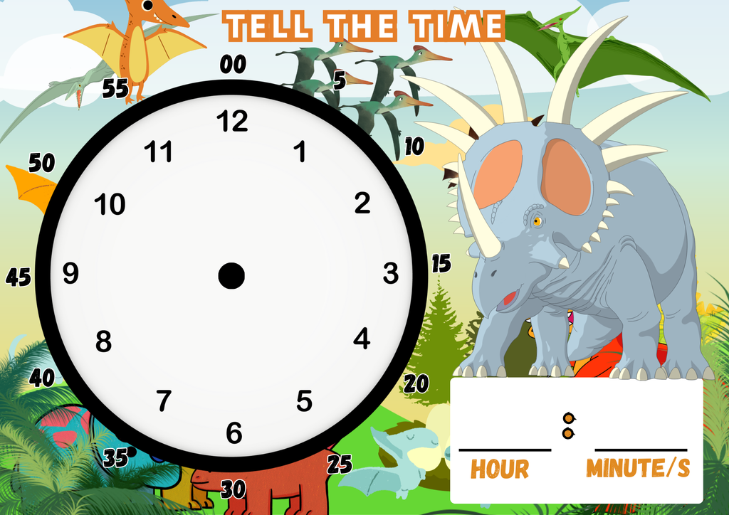 Dinosaur Themed - 64 Page Busy Book