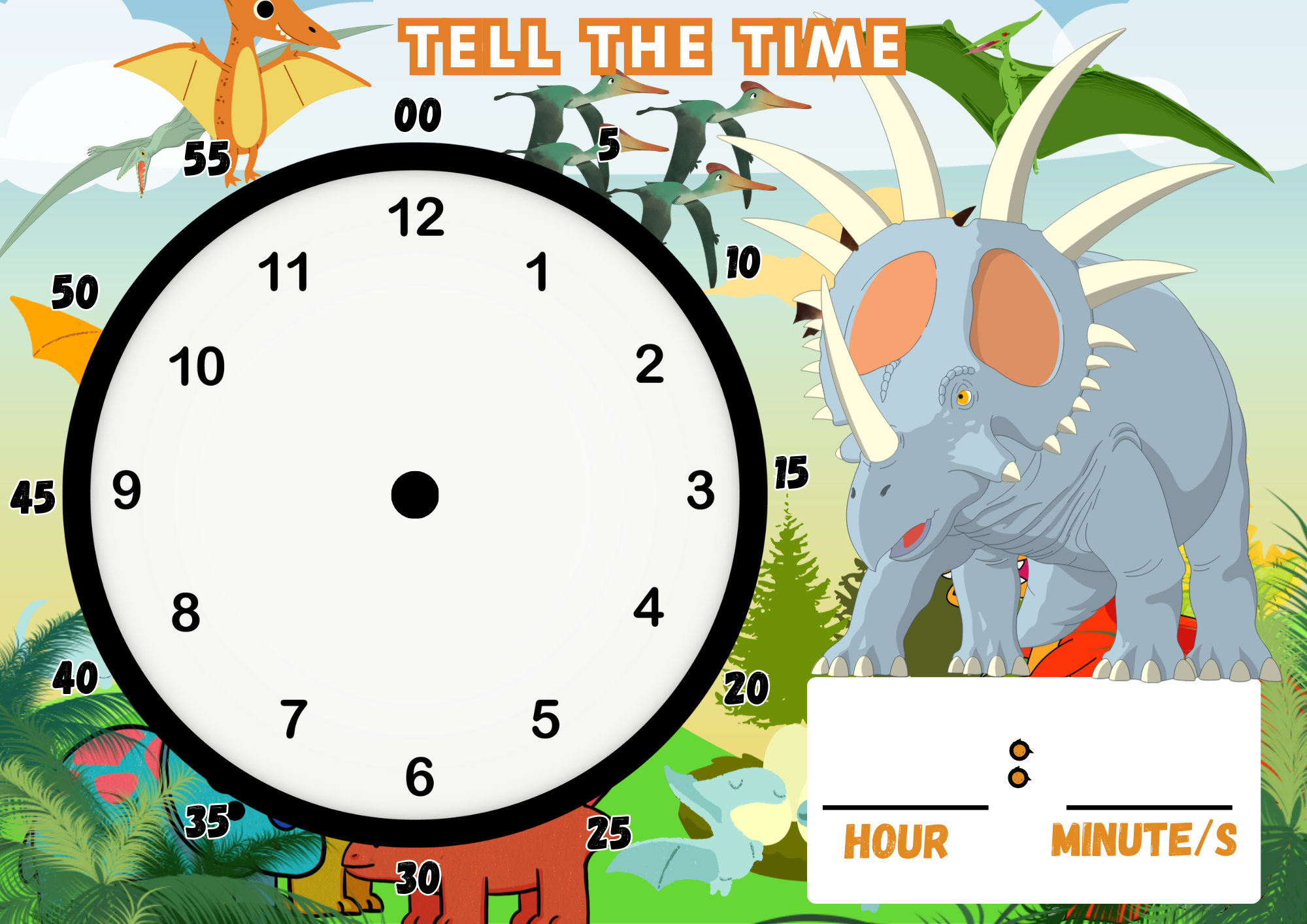 Dinosaur Themed - 64 Page Busy Book