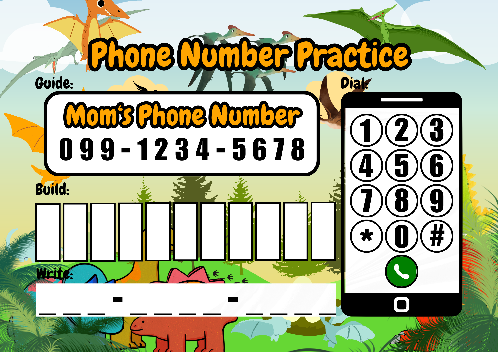 Dinosaur Themed - 64 Page Busy Book