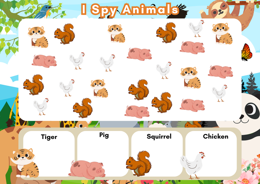 Animal Themed - 64 page Busy Book