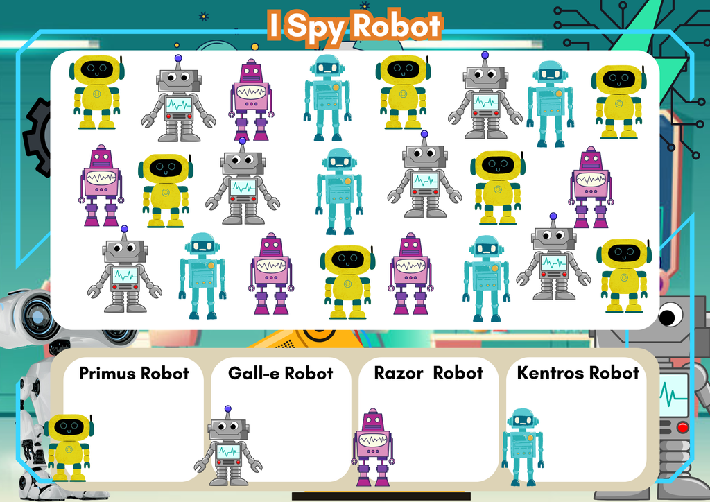 iRobot Themed - 65 Page Busy Book