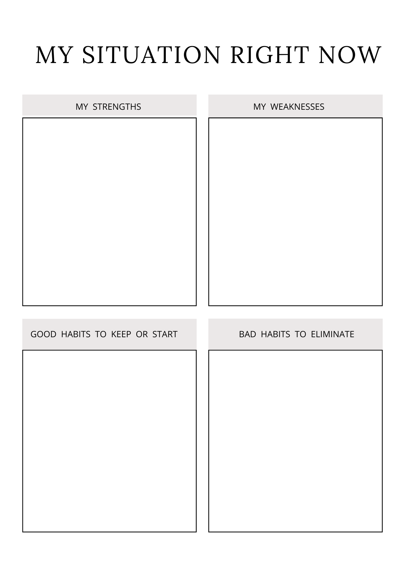 Personal Growth Planner 27pg