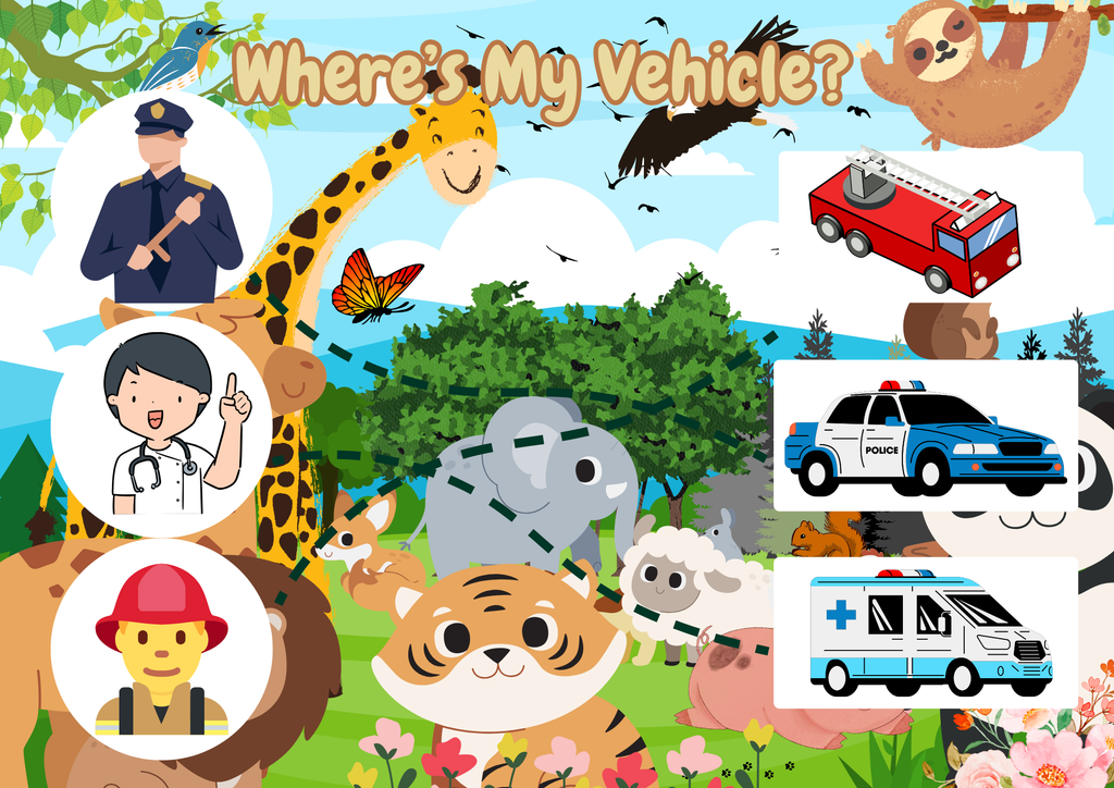 Animal Themed - 64 page Busy Book