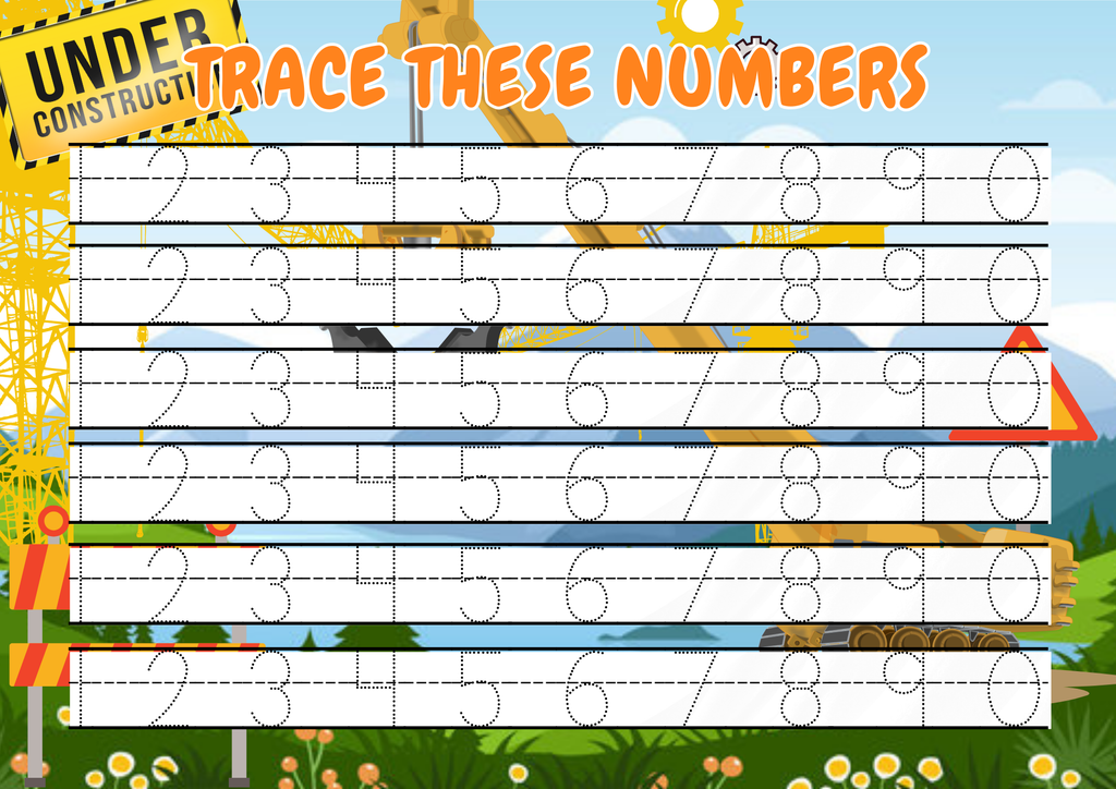 Construction Themed - 64 Page Bust Book