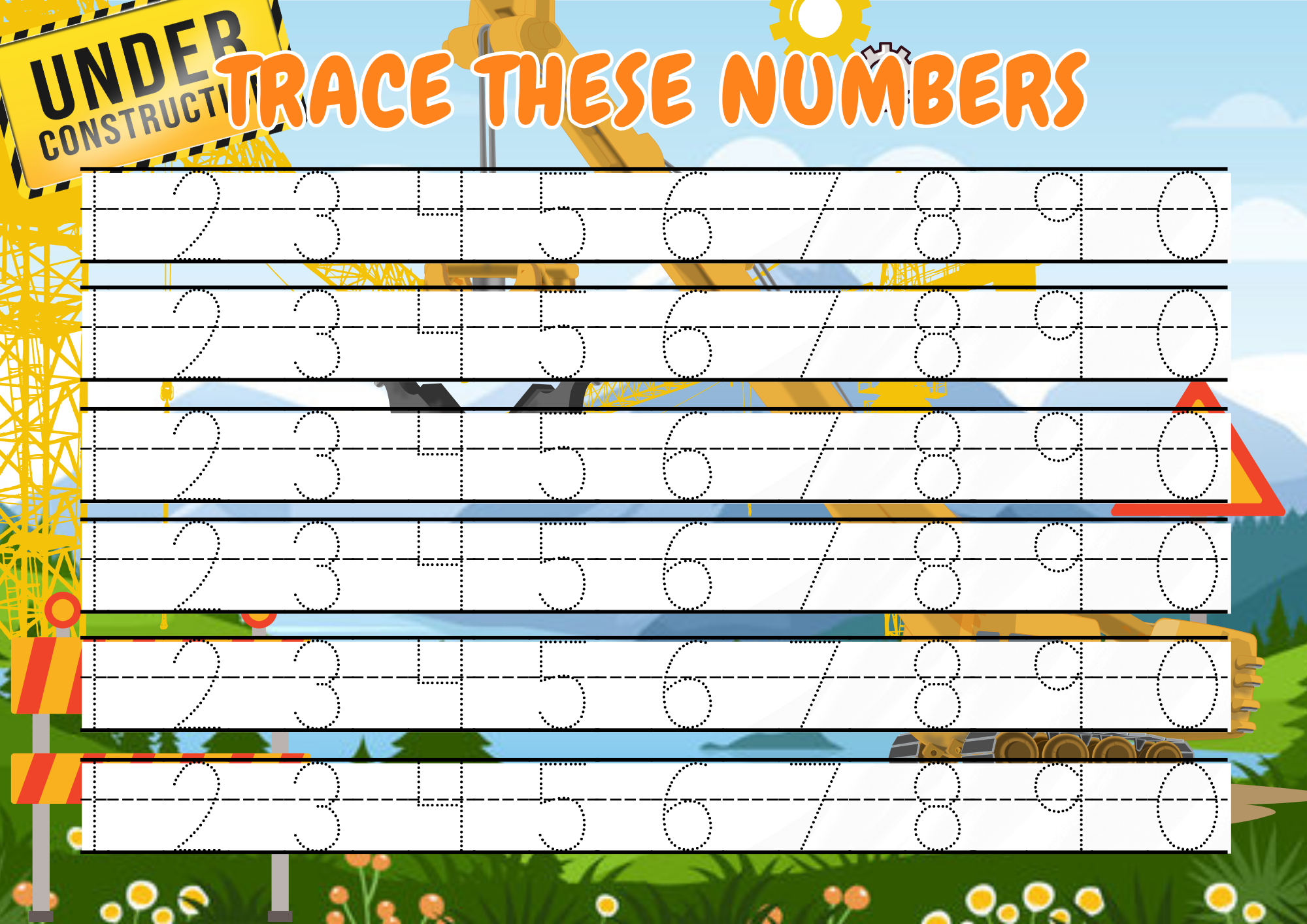 Construction Themed - 64 Page Bust Book