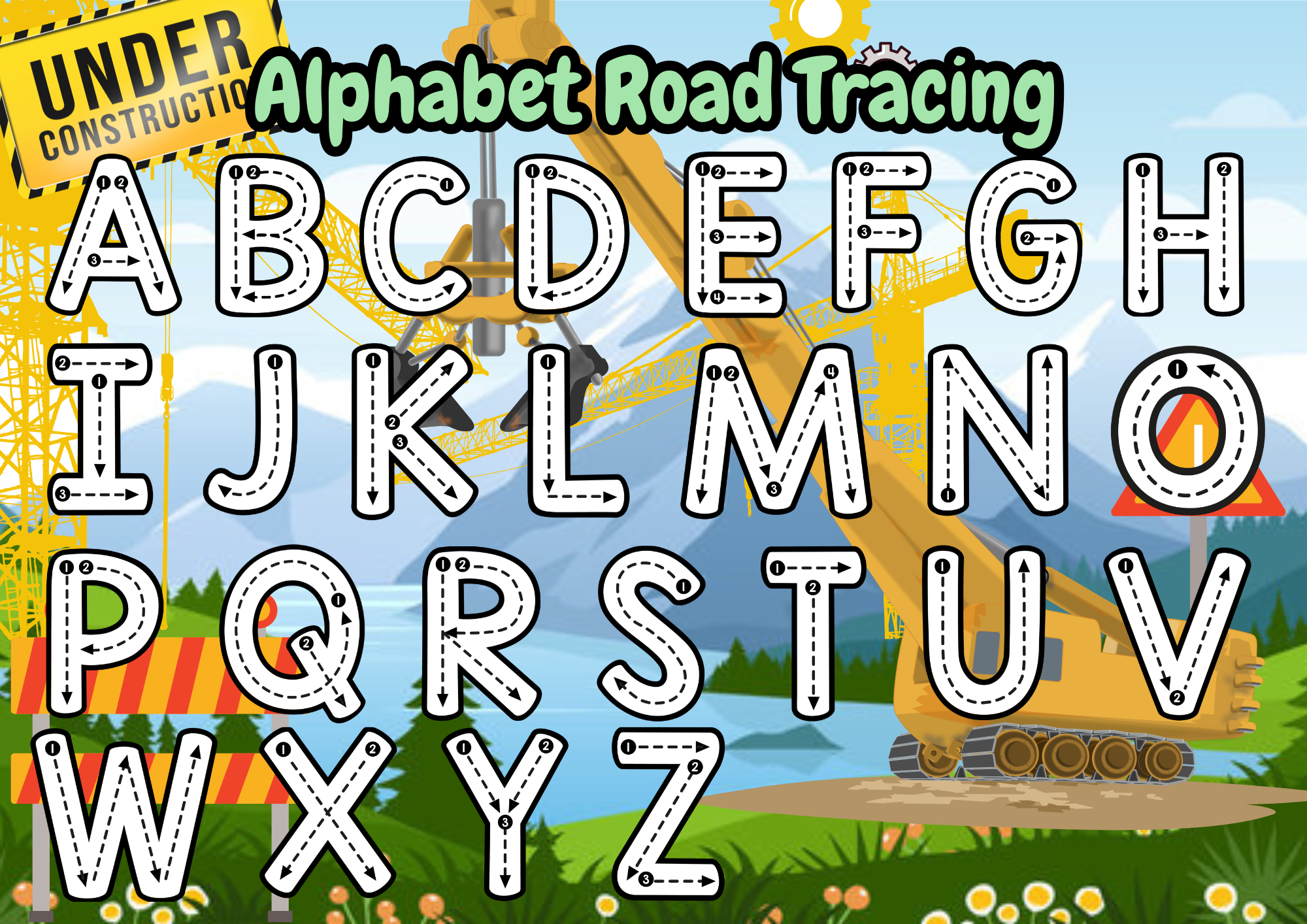 Construction Themed - 64 Page Bust Book